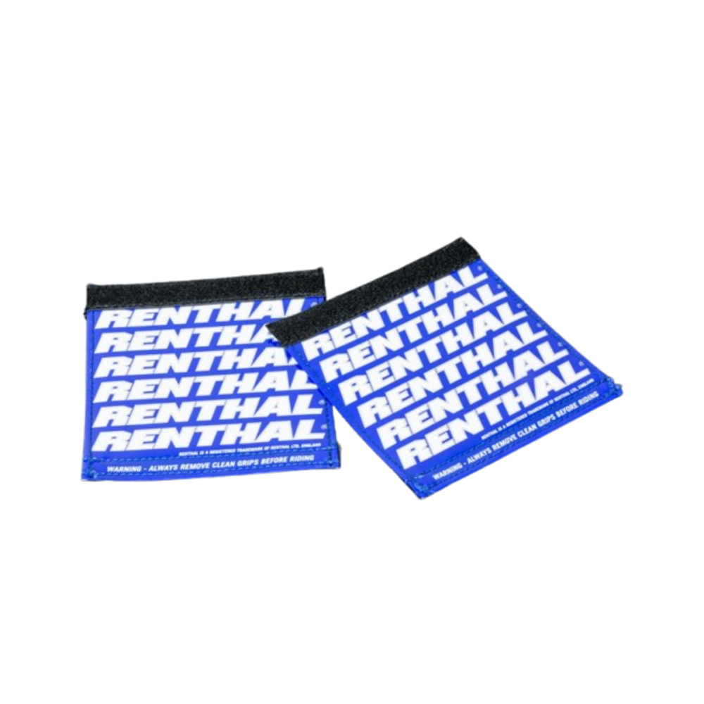 Protège-poignées RENTHAL Clean Grips - bleu/blanc