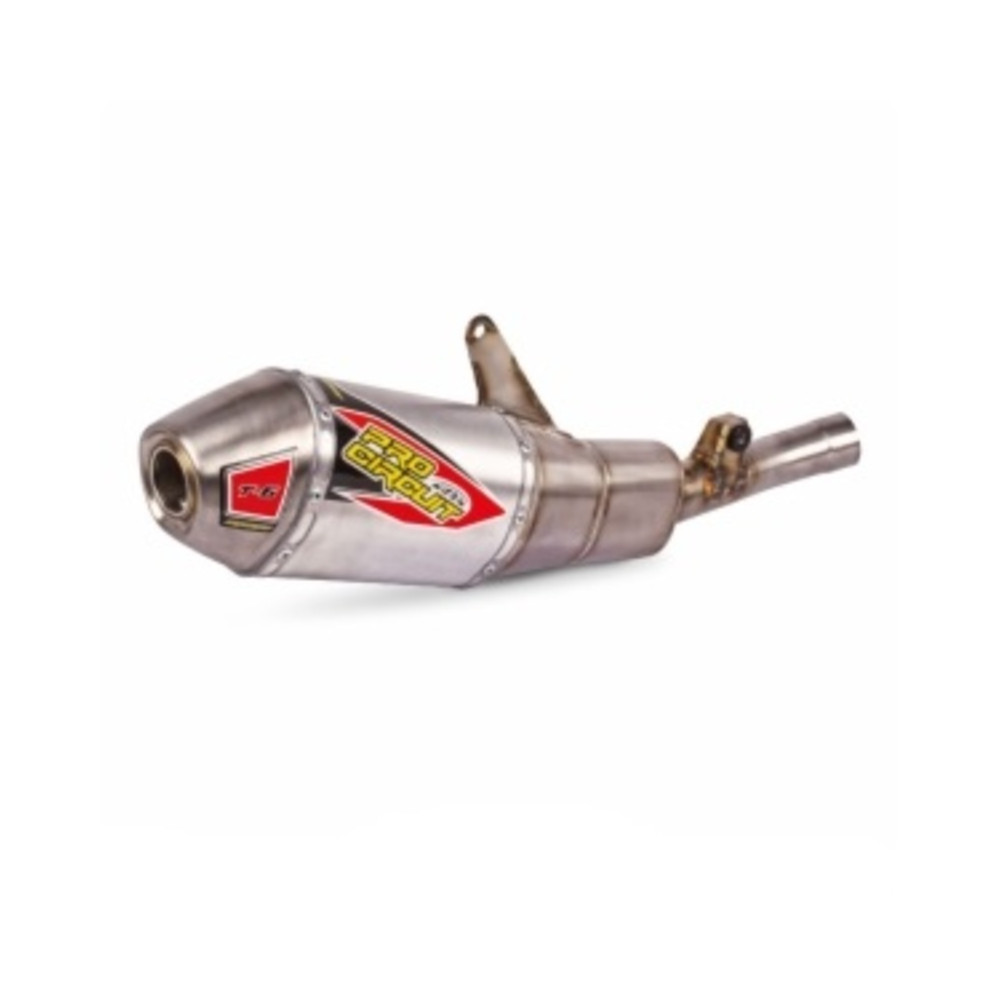 Silencieux PRO CIRCUIT T-6 inox/casquette inox