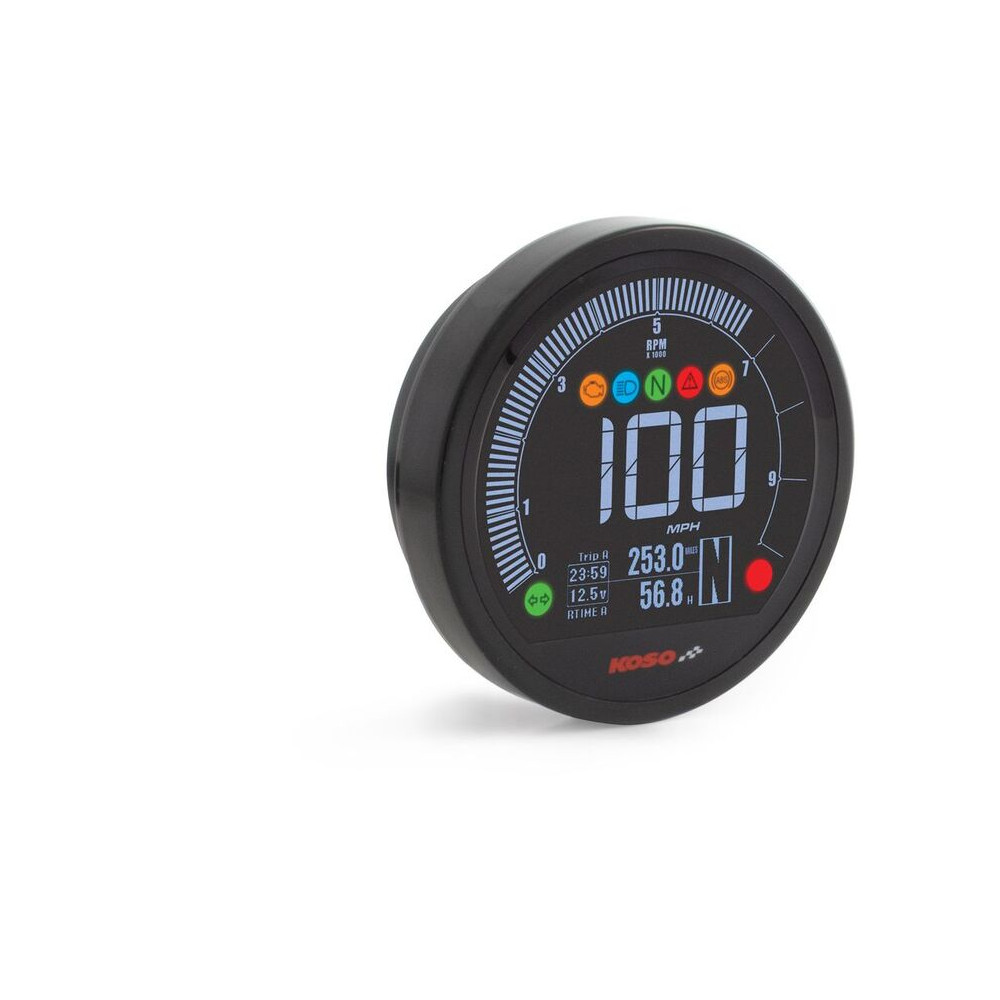 KOSO DL-04 Meter Yamaha Bolt (2022), Black