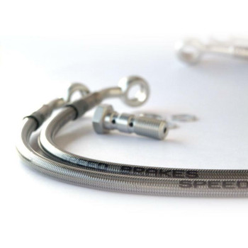Durite d'embrayage Aviation SPEEDBRAKES carbone/raccord argent