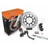 Freinage complet frein avant MOTOMASTER 320mm SUPERMOTO RACING FLAMME