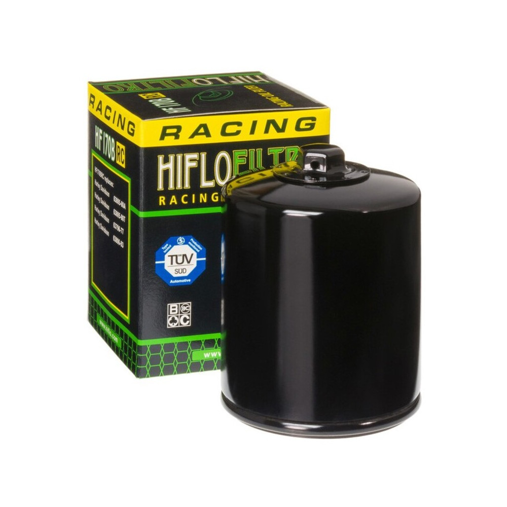 Filtre à huile HIFLOFILTRO Performance noir brillant - HF170BRC