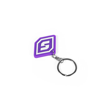 SUPERMOT PARTS Keyring Purple Badge