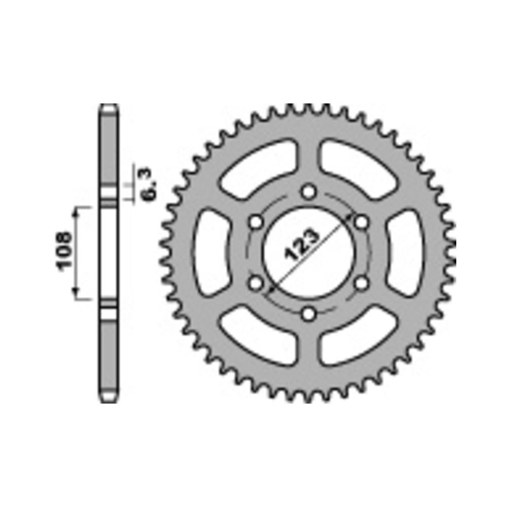 Couronne PBR acier standard 4412 - 420