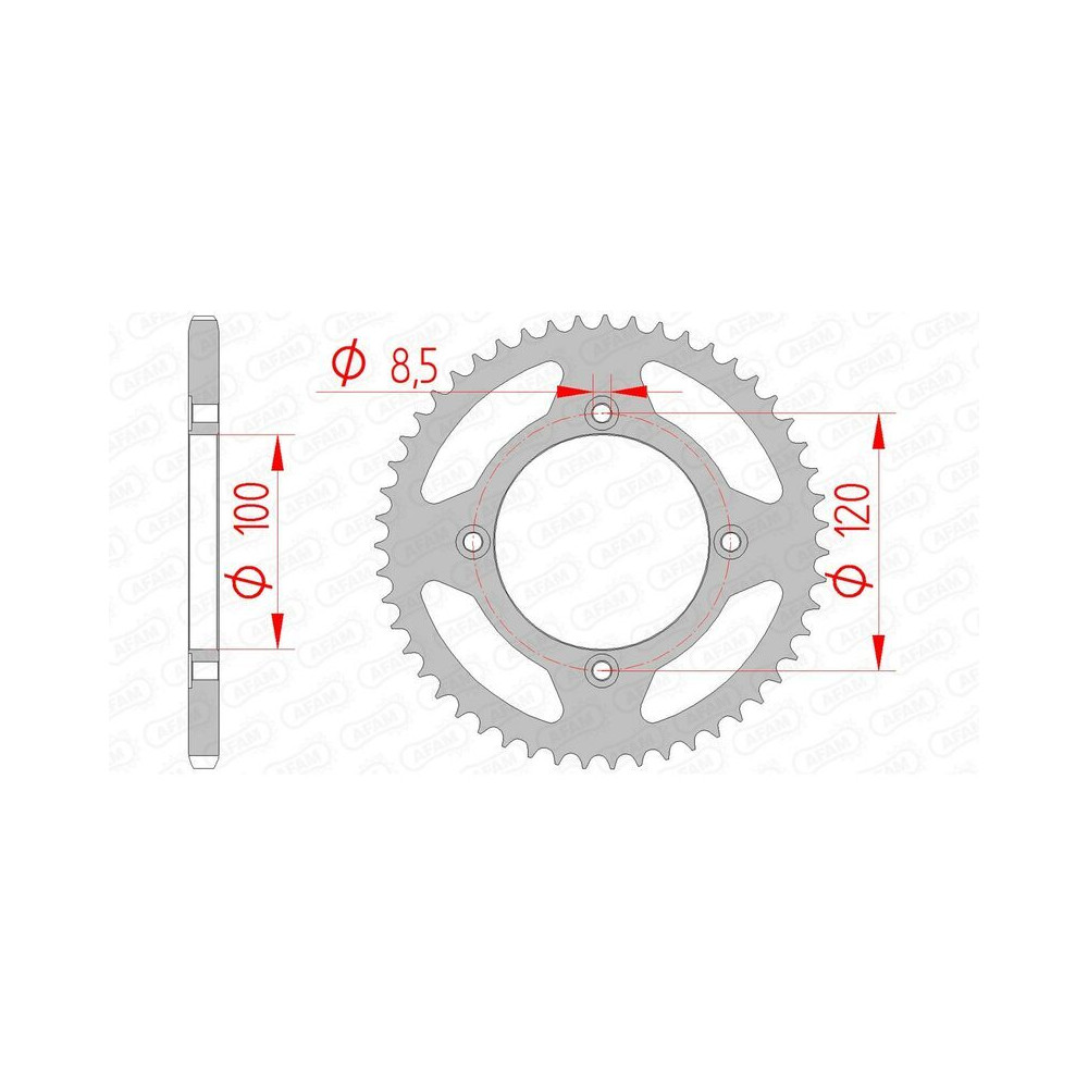 Couronne AFAM acier standard 47103 - 420