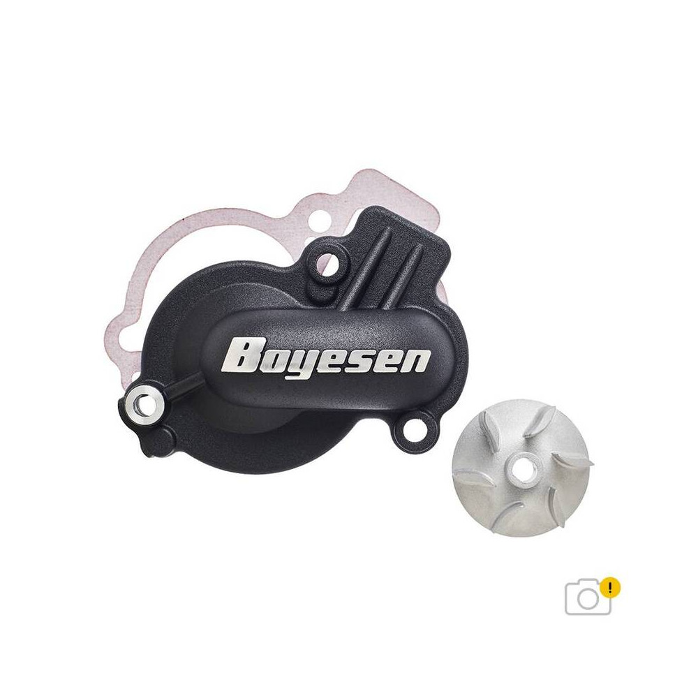 Couvercle de pompe à eau + turbine BOYESEN SuperCooler - noir