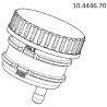 Reservoir for master cylinder Brembo strait exit clamp fixing