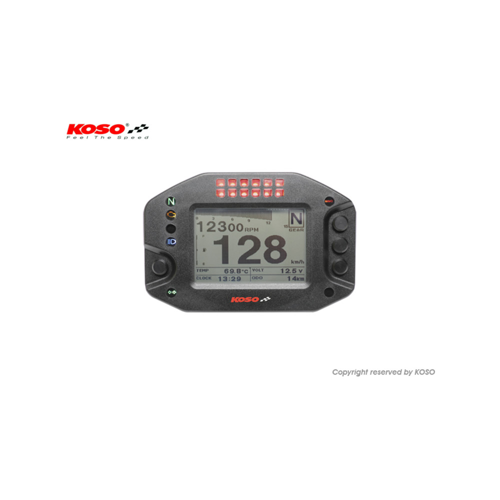 Compteur multifonctions KOSO Rs2