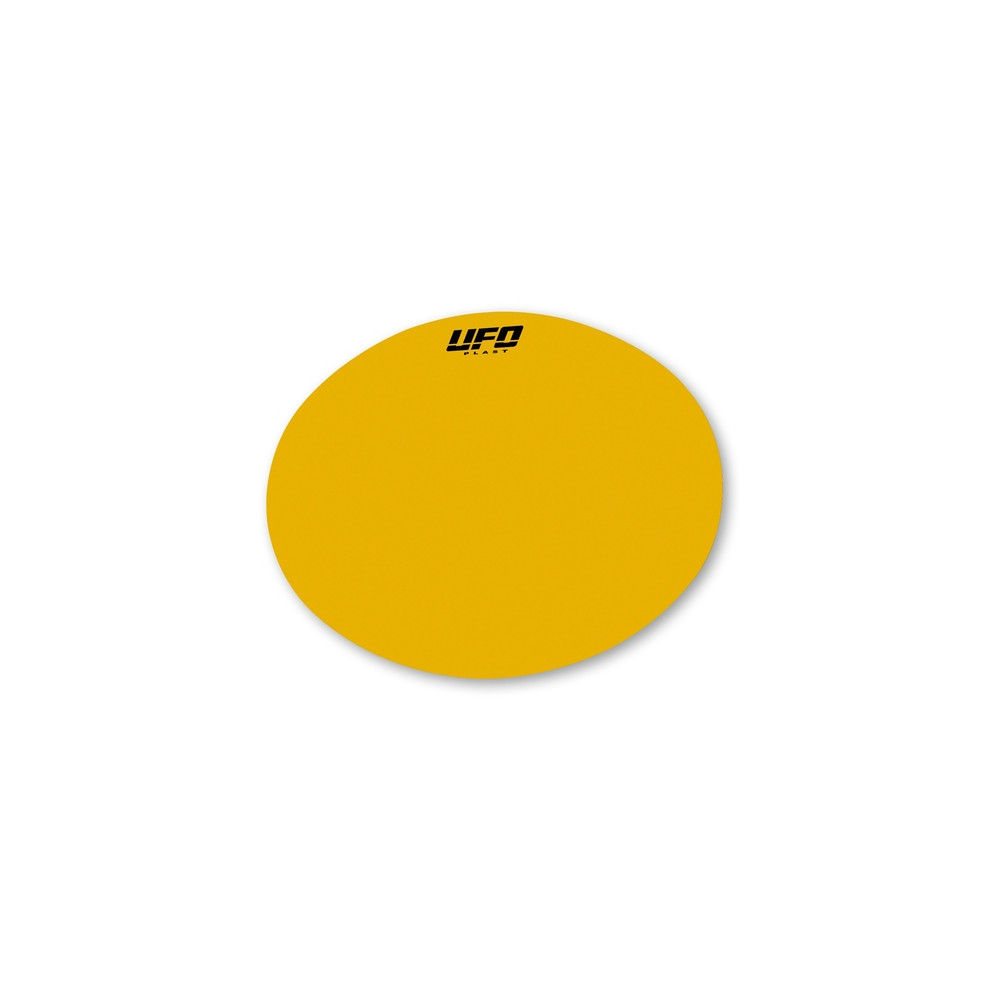 Planche adhésive ovale UFO jaune