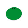 Green oval UFO adhesive board