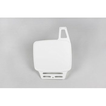 White KTM UFO front license plate