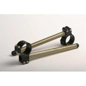 Guidons bracelet RENTHAL Original Ø53mm hauteur +0mm déport +40mm/7° noir
