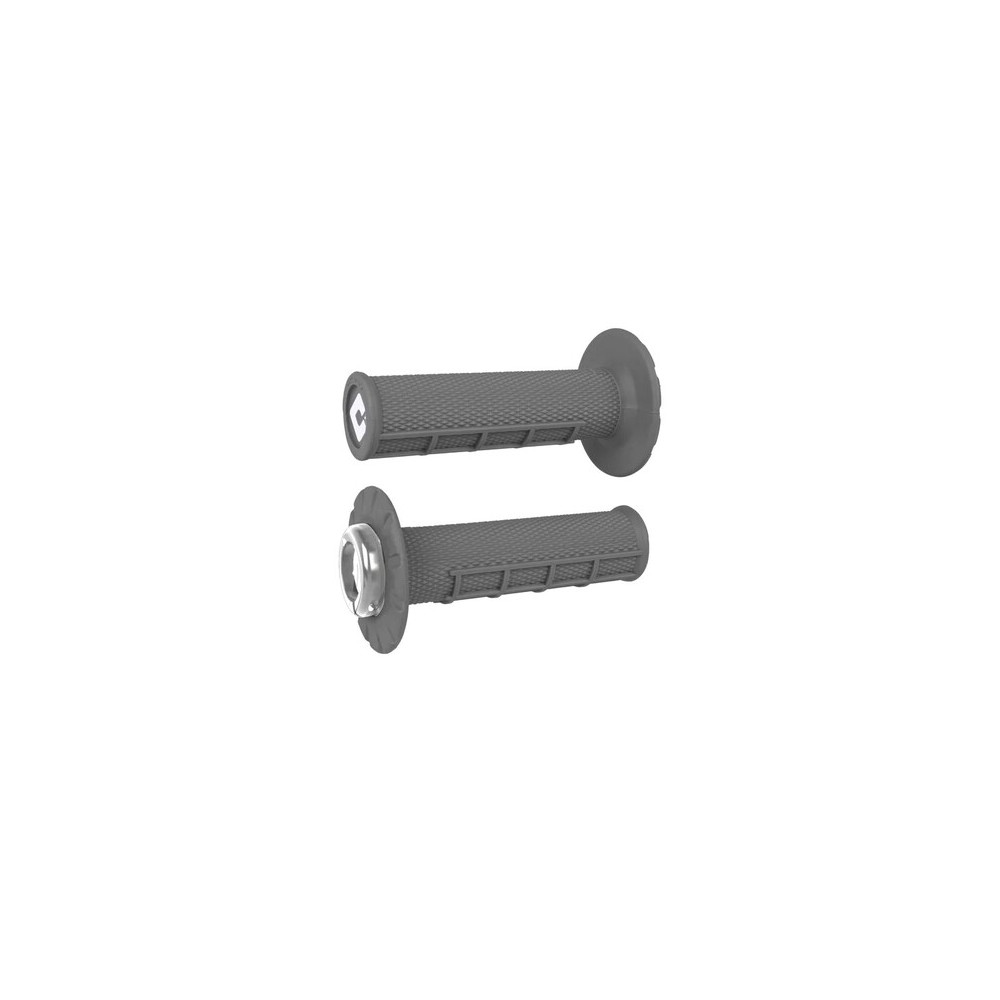 Rêvetements ODI ATV v2.1 Lock-On semi-gaufré - gris/graphite