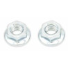 Ecrou à bride BOLT M8x1,25mm tête 12mm acier 10 pièces