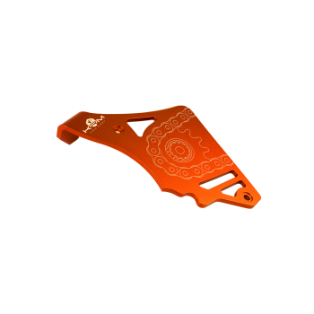 KRM AM6/MINA sprocket cover, link stop I SUPERMOT PARTS