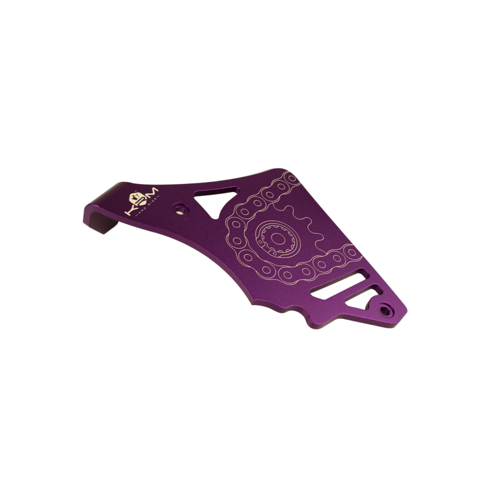 KRM AM6/MINA sprocket cover, link stop I SUPERMOT PARTS