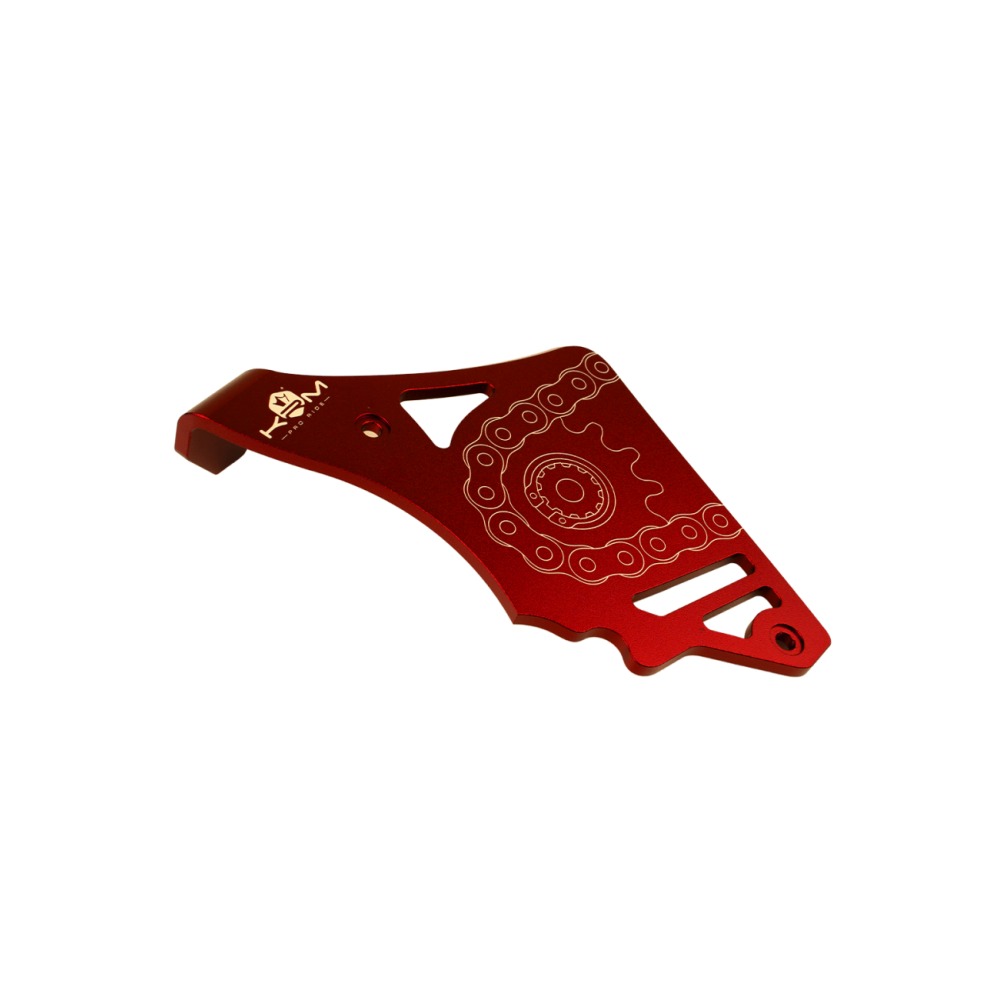 KRM AM6/MINA sprocket cover, link stop I SUPERMOT PARTS