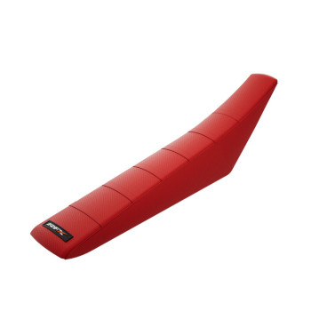 RFX Pro Ribbed Saddle Cover - Red