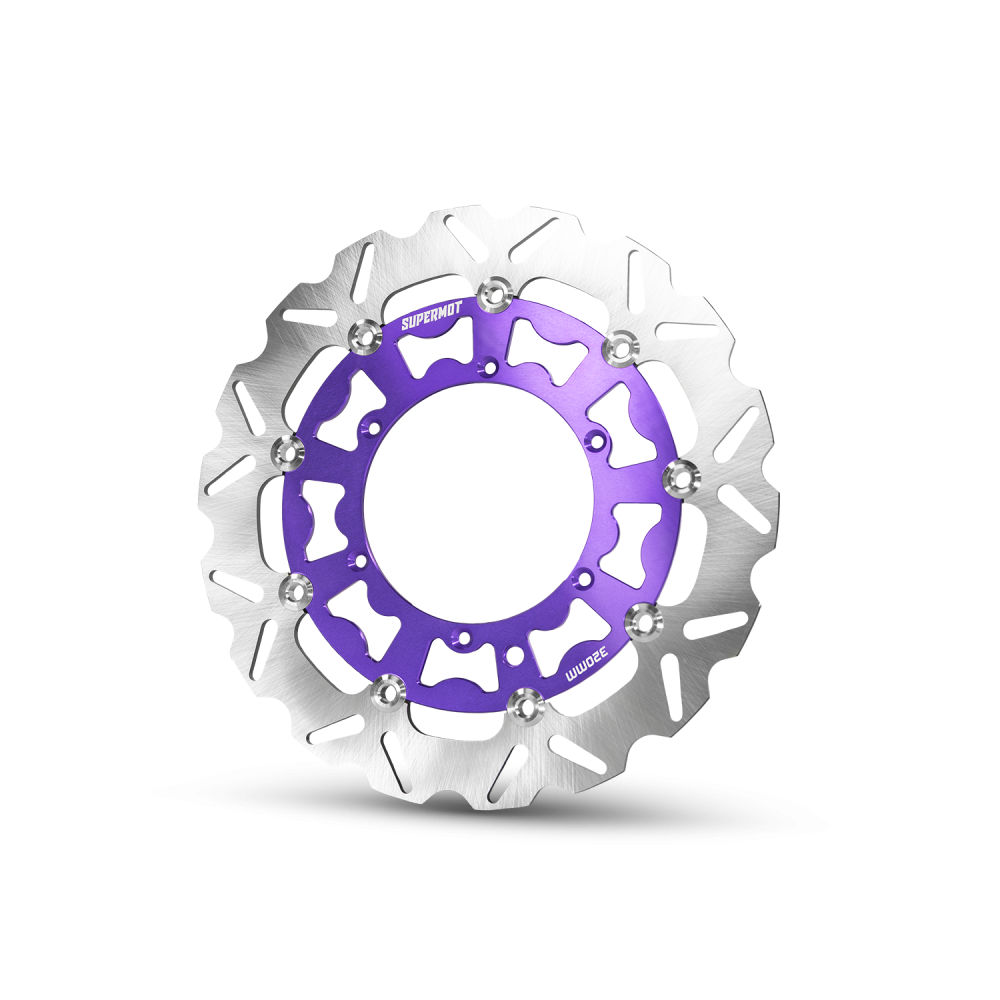 Disque de frein 320mm SUPERMOT Violet I SUPERMOT PARTS