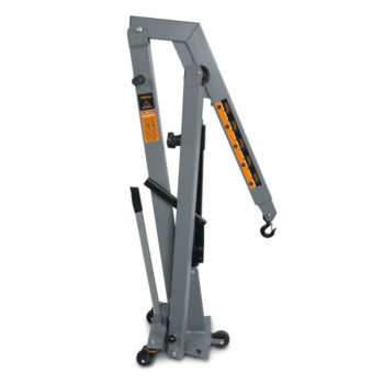 BETA TOOLS foldable hydraulic crane with double-acting cylinder