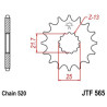 Pignon JT SPROCKETS acier anti-bruit 565 - 520