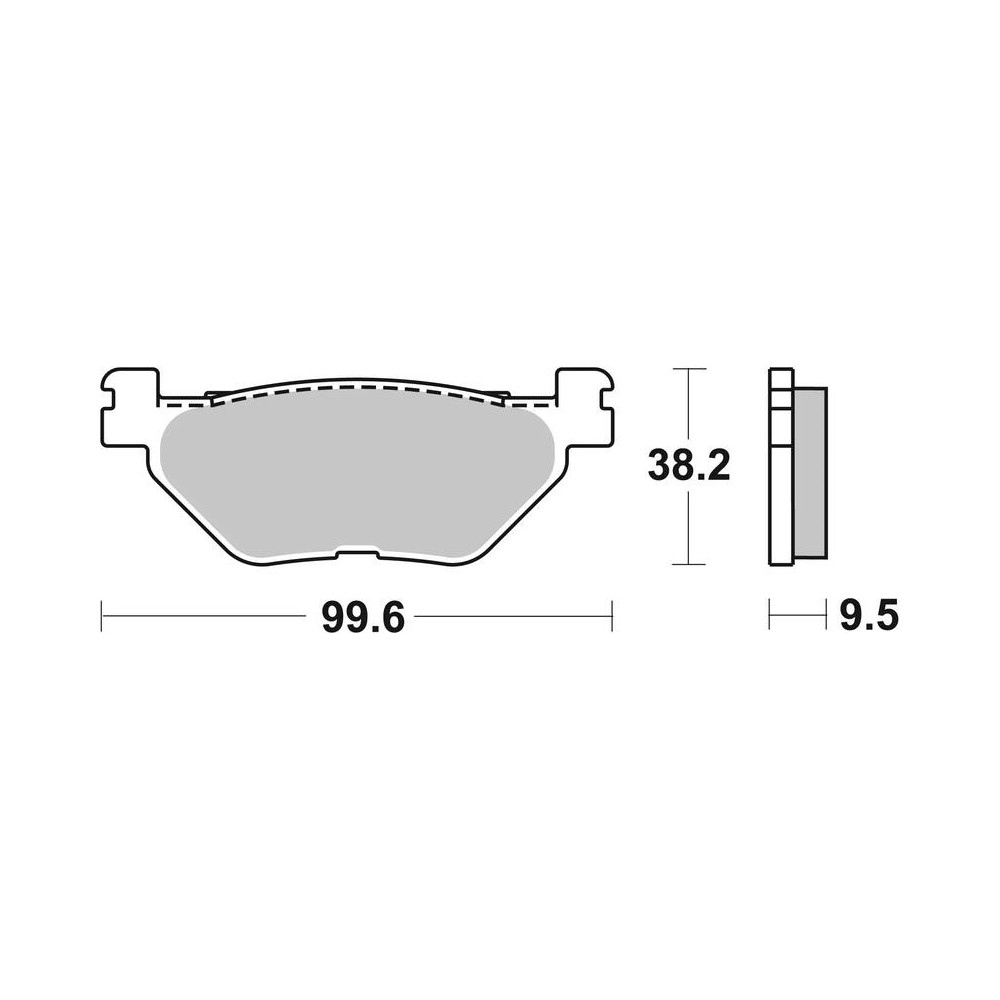 Plaquettes de frein BREMBO carbone céramique - 07YA3908