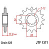 Pignon JT SPROCKETS acier anti-bruit 1371 - 525