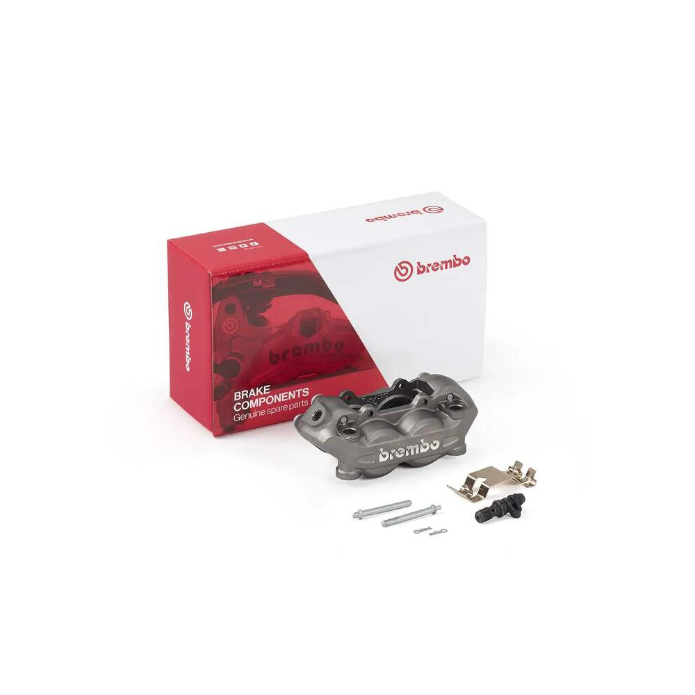 Etrier de frein avant gauche BREMBO P4 titanium Ø32mm