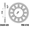 Couronne PBR acier C45 standard 4745 - 428