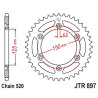 JT SPROCKETS Steel Standard Rear Sprocket 897 - 519