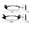 Plaquettes de frein TECNIUM Performance métal fritté - MF359