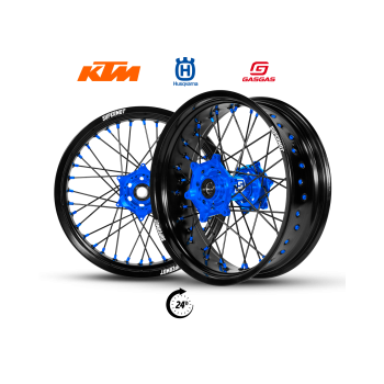 SUPERMOT WHEEL KIT KTM HUSQVARNA GASGAS 17*3.5 and 17*5