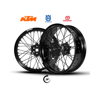 SUPERMOT WHEEL KIT KTM HUSQVARNA GASGAS 17*3.5 and 17*5