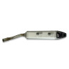 Silencieux FRESCO Carby aluminium blanc/casquette carbone