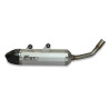 Silencieux FRESCO Carby aluminium blanc/casquette carbone