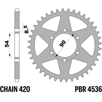 Couronne PBR acier standard - 420
