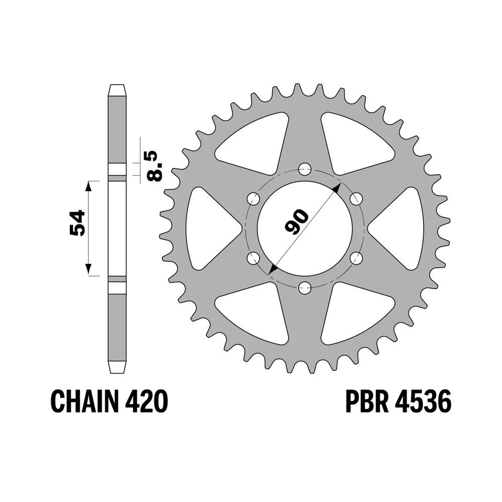 Couronne PBR acier standard - 420