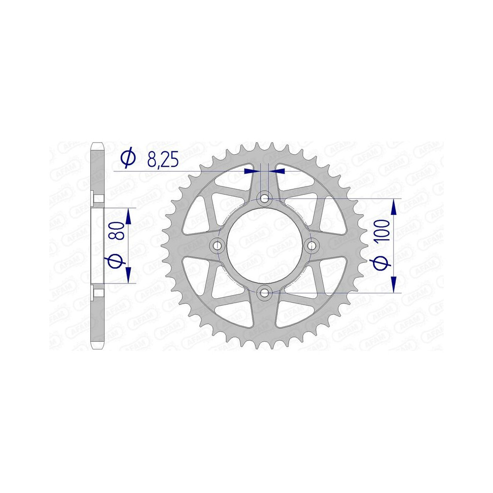 Couronne AFAM Aluminium Standard - 520
