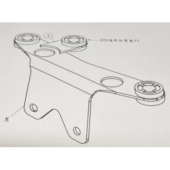 Support compteur KOSO RX4 pour Yamaha XSR-700