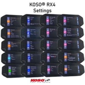 Compteur KOSO RX4 pour Yamaha MT-07 (2021-)