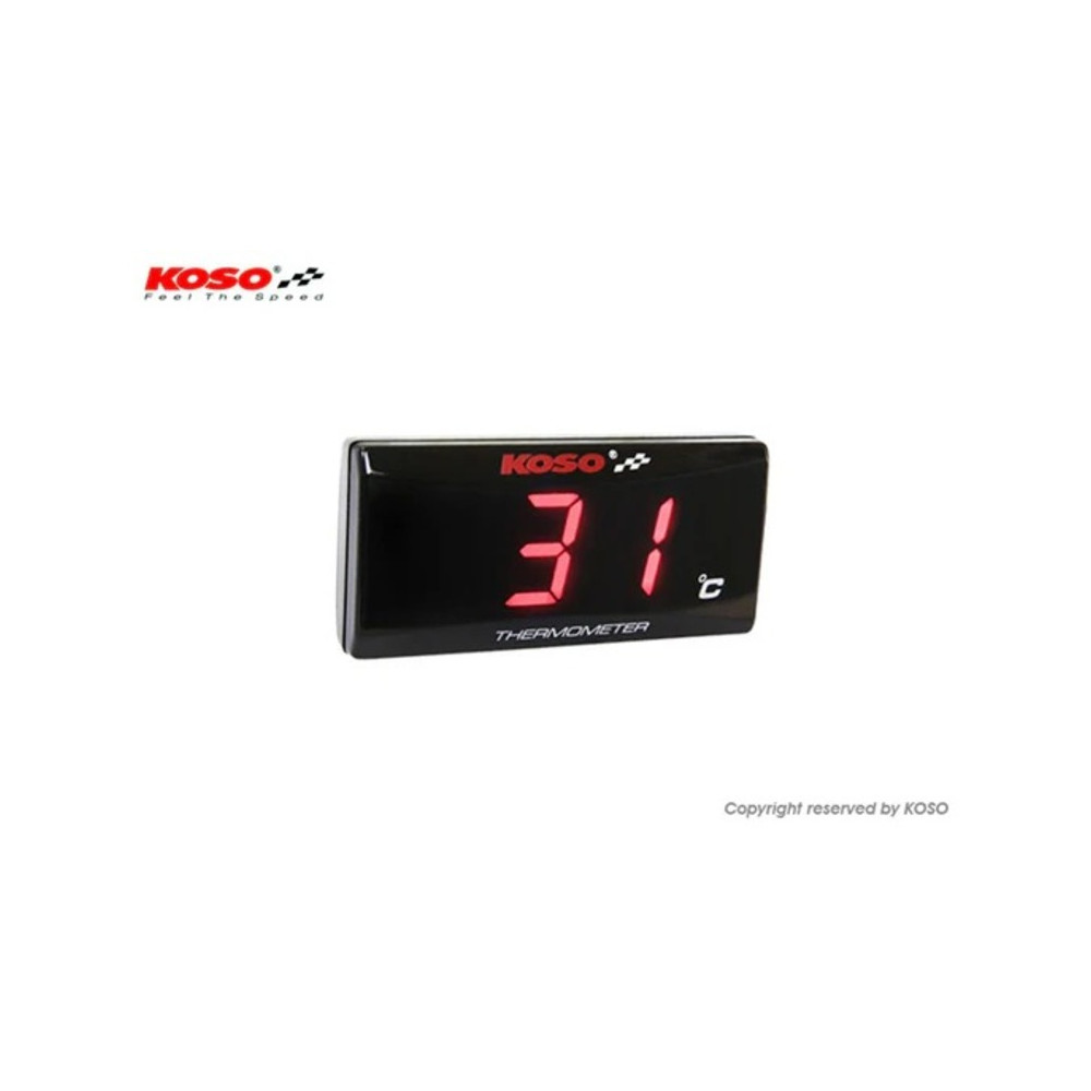 Thermomètre KOSO Superslim - rouge
