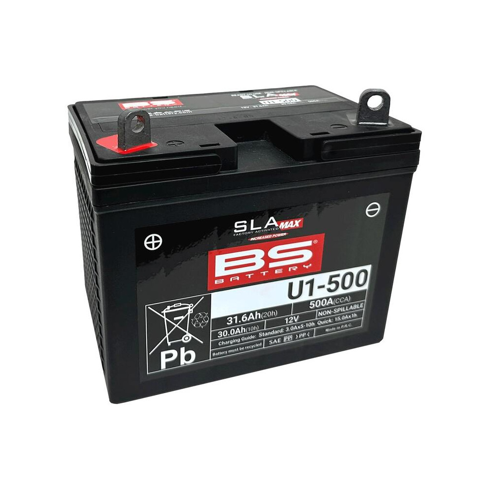 Batterie BS BATTERY SLA Max sans entretien activée usine - U1-500 FA 