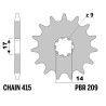 Pignon PBR acier standard - 415