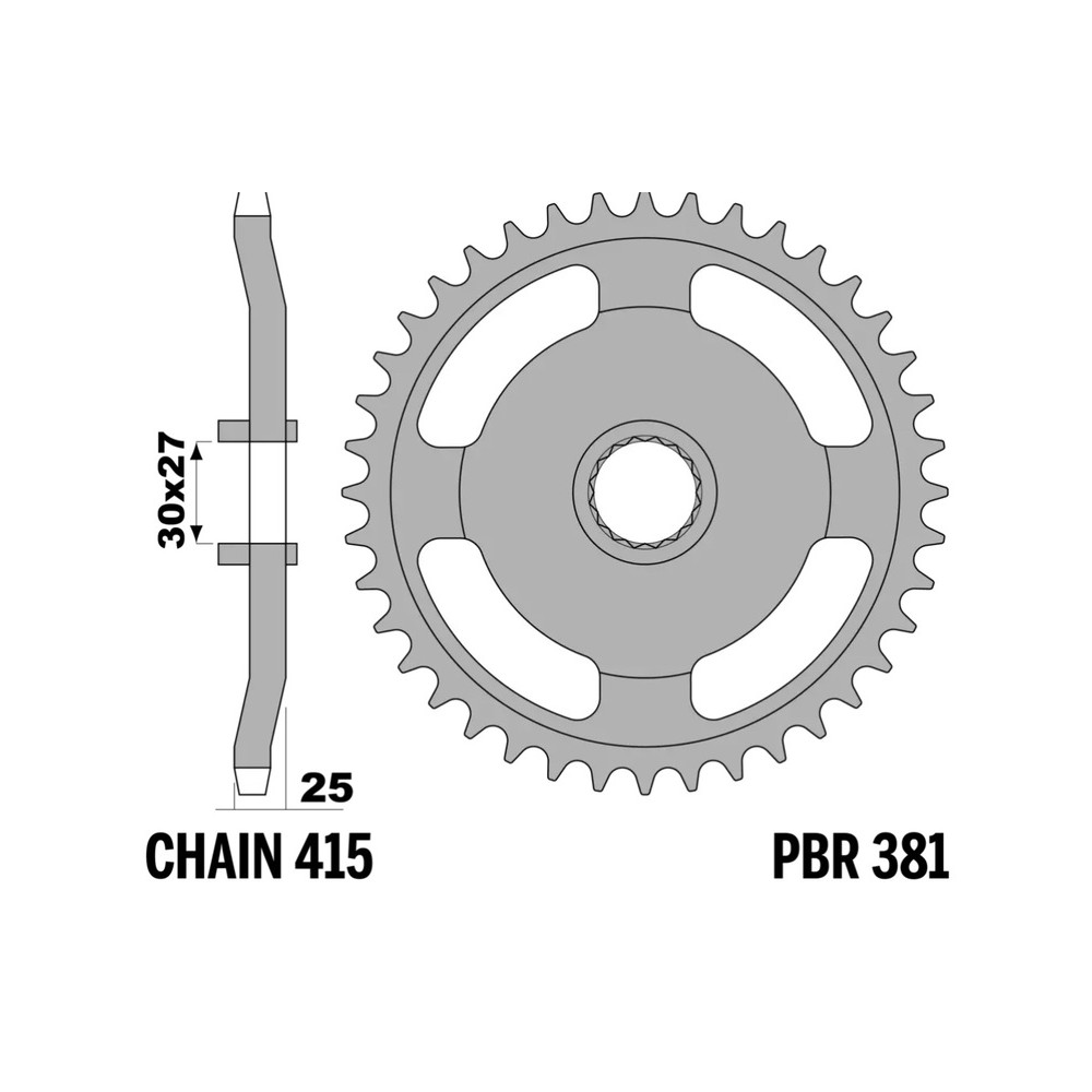 Couronne PBR acier standard - 415