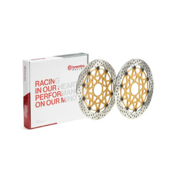 BREMBO UPGRADE Supersport round floating brake discs - pair