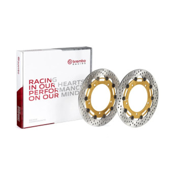 BREMBO UPGRADE Supersport round floating brake discs - pair