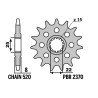 Pignon PBR acier standard - 520