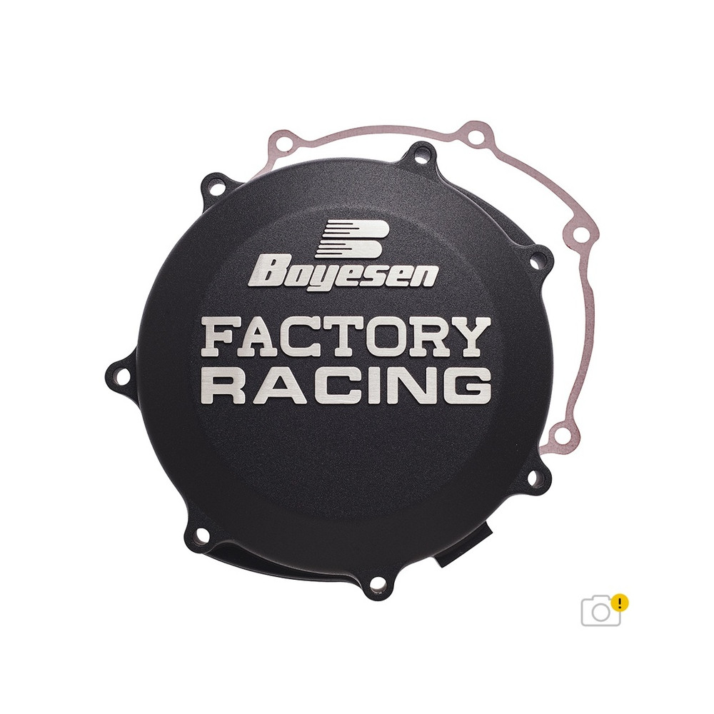 Couvercle de carter d'embrayage BOYESEN Factory Racing - noir