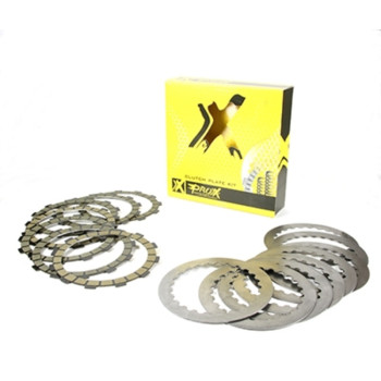 Kit disques garnis + lisses d'embrayage PROX