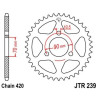 Couronne JT SPROCKETS Acier Standard - 420